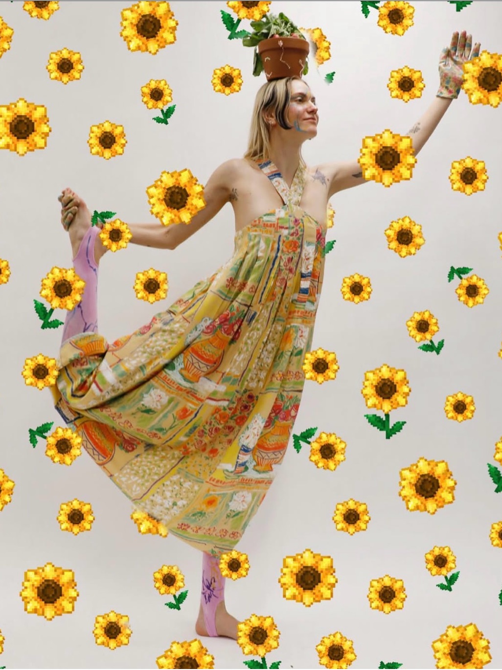 Collina Strada Sasha Dress | Potted Plant Aw 2020 Collection — image 6 of 6
